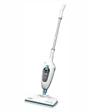 BLACK + DECKER FSMH13E5-QS Steam Mop Professional Steam Mop 5 en 1, cabezal pivotante para todas las superficies, tecnología Autoselect para regulación de vapor, capacidad 380 ml 1300 W
