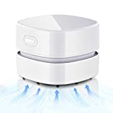 Mini aspiradora de escritorio GuDoQi, recargable por USB, 90 minutos de tiempo de funcionamiento, giratoria de 360 °, aspiradora de polvo inalámbrica portátil para el teclado de la oficina de la escuela en el hogar