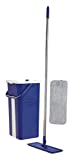 Best Direct Autoclean Mop Original como se ve en la TV Juego de fregona y cubeta de 2 cámaras Autolimpieza y tela de microfibra para limpiar las ventanas del hogar, la ducha, el baño, el rodapié (Trapeador Autoclean)