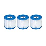 WANGYA Aspirador de piscina 3 piezas Cartuchos de filtro de piscina Tipo H Reemplazo de filtro de piscina para filtro de piscina Filtro Aspirador de piscina al aire libre