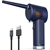 Eliminación inalámbrica de polvo con aire comprimido: para limpieza de computadoras, batería con carga rápida, potencia 33000 RPM