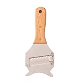 Rallador de chocolate de acero inoxidable Cabilock con mango de madera Cortador de tubo profesional Rallador de trufa ajustable
