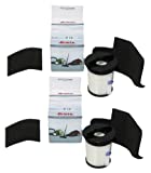ARIETE 2X PACKS KIT FILTRO HEPA ASPIRADORA JETFORCE 2791 2791/1 ECOPOWER