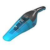 BLACK + DECKERWDC215WA-QW Mini aspiradora inalámbrica y aspiradora en húmedo Potente batería de litio Sistema de doble filtración, diseño compacto, contenedor extraíble, montaje en pared, 385 ml 7,2 V 10,8 Wh