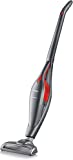 Severin SC 7171, Aspirador vertical y aspirador de mano sin bolsa, Con cepillo motorizado, 14,4 V, Incluye boquilla para rincones y cepillo para muebles, Sin S´POWER, Gris / Rojo