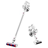 JIMMY JV53 Escoba eléctrica sin cable ligera con batería extraíble, 425W, 125 AW y 20Kpa de potencia, motor ciclónico brushless y filtro HEPA (Plata)