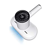 Aspirador de ácaros Exmate con luz UV y filtro HEPA, aspirador antiácaros de la cama, mata bacterias, ácaros del polvo y alérgenos, ideal para colchones, almohadas, sofás, etc.