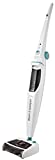Ariete 2706 Steam & Sweeper - Limpiador a vapor y aspirador 2 en 1, Ligero y manejable, Depósito extraíble 500ml, Asa plegable, 1500W, Blanco/Azul