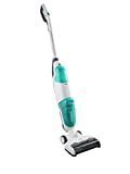 Fregadora secadora Leifheit Regulus Aqua Powervac 24 V, fregadora inalámbrica alimentada por batería, fregadora secadora con sistema de control de tanque inteligente