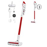 Aspirador especial ROIDMI S1, 20 000 Pa, inalámbrico, 1,5 kg, 72 dB (A) silencioso, 50 minutos de duración de la batería, diseño ergonómico, soporte de pared magnético, color: rojo, 120 AW