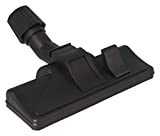 Drehflex-Posibilidad de cambiar el cepillo / cepillo para alfombras y pisos para varias aspiradoras, conexión 30-37 mm, con placa cromada, ruedas y cepillos de alambre