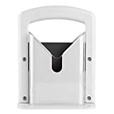 Bagel Slicer, Bagel Guillotine Slicer Cortador de tostadas de acero inoxidable para muffins, pan y sándwiches