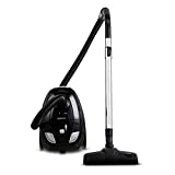 Amazon Basics Aspirador cilíndrico potente, con bolsa, para suelos duros y moquetas, filtro HEPA, ligero y compacto, 700 W, 1,5 l (UE)