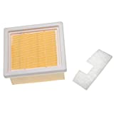 vhbw juego de 2 filtros compatibles con aspiradora Fox 350000066 - filtro HEPA, prefiltro