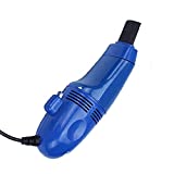 ASFD T Micro aspiradora portátil Mini cepillo de limpieza portátil oficina en casa, azul oscuro