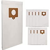 【Accesorios para electrodomésticos】 10 bolsas de aspiradora de bidón de filtración mini premium para Kenmore Style CQ 5055 50557 50558 50104, Panasonic C-5 C-18 【Reemplazable】 (Color: blanco)