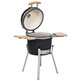 vidaXL Barbacoa Kamado Cerámica Ahumador 76cm Barbacoa Jardín Parrilla