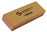 Sanelli Ambrogio - Piedra de afilar.  Grano 1000/3000 |  Afilado, Pulido y Acabado de Cuchillas |  Estuche, soporte de plástico incluido