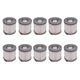 Timagebreze - Filtro HEPA de 10 piezas para aspiradora de mano Jimmy JV51 JV53 JV83, una batería, accesorios HEPA