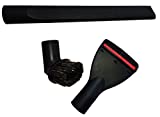 Set 3 carros Set de boquillas, con grifo XXL, accesorio de junta y cepillo para aspirador seco húmedo Parkside PNTS 1250 1300 1400 1500 A1 B1 A2 B2 B3 C1 C2 C3 D3 D4 30/6 30/8 30/9 35/5