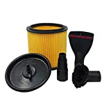 Parkside PNTS 1500 A1 B2 B3 C4 - Juego de filtros para aspirador NTS 1500A1 1500B2 1500B3 1500C4