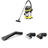 Kärcher Wd 6 P Premium - Aspirador Sólido-Líquido, Capacidad 30 L, 260 Watt Aire + Accesorio Kärcher Para Aspiradores Wd + Ad + Se + Karcher Cepillo Coche Set, Negro