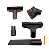 Kit de cepillos de repuesto IZSOHHOME compatible con aspiradora universal de 32 mm y 35 mm Kit de 5 piezas con accesorio de crin de caballo