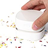 Mini aspiradora de escritorio Surplex, aspiradora de mesa recargable inalámbrica, aspiradora de mano, barredora de lápiz, virutas de goma, confeti, teclado, escritorio, coche