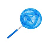 Aspirador de piscina Red de limpieza de piscina Recogedor de hojas de malla con bolsa Postes profundos de 5 secciones Fuente de estanque profesional Estanque Espumador de basura Limpiador de espuma Aspirador de piscina al aire libre