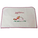 Funda Cortafiambres Tuscan Trama Tamaño Mediano 45x40x30 cm en 4 Colores.  Tela 100% Algodón Bordado