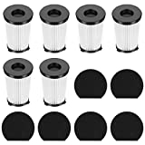 Cabiclean 12x Filtro de repuesto compatible con aspiradoras ram Handyforce 2761 y 2759, incluye 6 filtros + 6 filtros de espuma