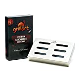 grillart® 100% acero inoxidable caja de humo original para barbacoa, ahumador, aromabox, accesorio para barbacoa de gas, barbacoa de bolas y barbacoa de carbón, 21 x 13 x 3,5 cm