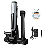 Aspirador de mano inalámbrico Proscenic S1, 17000 Pa, miniaspirador portátil ligero para automóvil, duración de la batería de 30 minutos y dos niveles, tipo C y carga base, adecuado para automóvil / computadora portátil / sofá / migas de comida