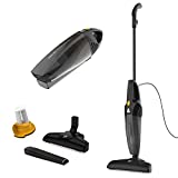 NEWLUX - Aspirador vertical y portátil Mod. Samba Aspirador con cable 2 en 1, 800 W, ligero, sin bolsa, filtro HEPA, capacidad del depósito de 0,5 l
