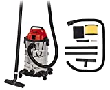 Einhell TC-VC 1930 S Bin aspira sólidos y líquidos (1500 W, depresión 190 mbar, compartimento 30 l, boquilla de descarga de líquidos)