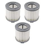 Lesix - Filtro HEPA para aspiradora inalámbrica portátil de 3 piezas para aspiradora Jimmy JV51 JV53 JV83 (gris)