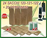 24 bolsas filtro y 20 perfumadores para aspiradoras Kobold VK120, VK121, VK122