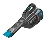 BLACK + DECKER BHHV320B-QW Potente mini aspiradora inalámbrica con batería de litio, boquilla de succión extensible, 2 niveles de succión, ideal para alturas, contenedor extraíble, 700 ml 12 V 24 Wh