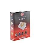 Bolsa de papel Hoover H64 (x5), 2,3 litros, 0 decibelios, blanca