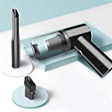 Aspirador de mano inalámbrico, limpiador de polvo de mesa recargable ultraligero 6000Pa, herramienta de limpieza de mesa portátil con carga USB para el hogar, la oficina, el automóvil.