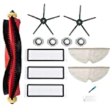 Kit de mopa de filtro de rodillo de cepillo lateral para aspiradora Xiaomi Roborock S6 S5 Max S60 S65