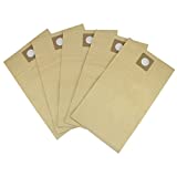 5 Bolsas de papel de doble pared de 80 litros para aspiradoras industriales de bidón - 80 litros