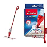 Vileda 1-2 Spray Max, Sistema de fregado por pulverización con paño de microfibra + Reemplazo de mopa, Blanco, 1x Pack