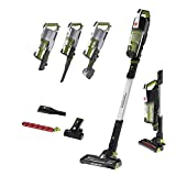 Hoover H-Free 500 HF522NPW 011 Aspirador inalámbrico y sin bolsa, multifunción, con cepillo para pelos de mascotas, 40 min de autonomía, conectividad WI-FI, verde lima