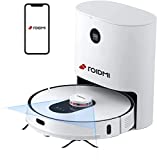 Robot Aspirador ROIDMI EVE Plus Con Estación De Succión, Navegación Láser, Potencia De Succión 2700Pa, Control App, Asistente De Alexa Y Google, Ideal Para Pelo De Mascotas