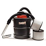 Aspirador de cenizas eléctrico Pratikò Genius 1000 W para estufas o barbacoas, completo con 2 filtros HEPA lavables y lanza plana