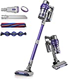 Aspirador inalámbrico Laresar Elite 1, escoba eléctrica inalámbrica potente de 26 Kpa, batería extraíble de 35 minutos, motor sin escobillas de 380 W, con LED