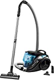 Rowenta RO3731 Compact Power Cyclonic Classic+, Aspirador sin bolsa, Tecnología ciclónica, Capacidad 1,5 L, Azul/Negro 49x29x34cm