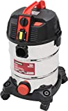 Mader Power Tools 63352 Aspirador de Líquidos de Acero Inoxidable 1600W 30L, Multicolor, Talla Única