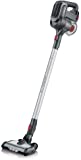Aspirador a batería Severin HV 7165, Ciclónico, Motor digital, Cepillo motorizado, Animal Care, Filtro HEPA Longlife, 0,65 litros, autonomía hasta 30 minutos, 240 W, Gris/Rojo